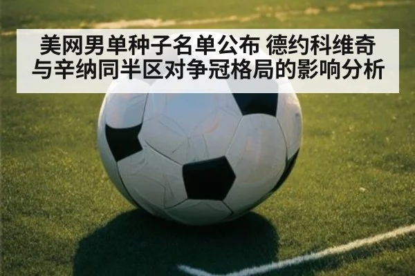 美网男单种子名单公布 德约科维奇与辛纳同半区对争冠格局的影响分析